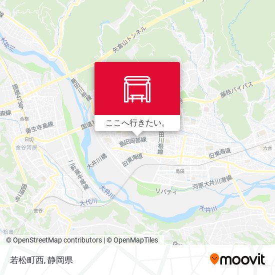 若松町西地図