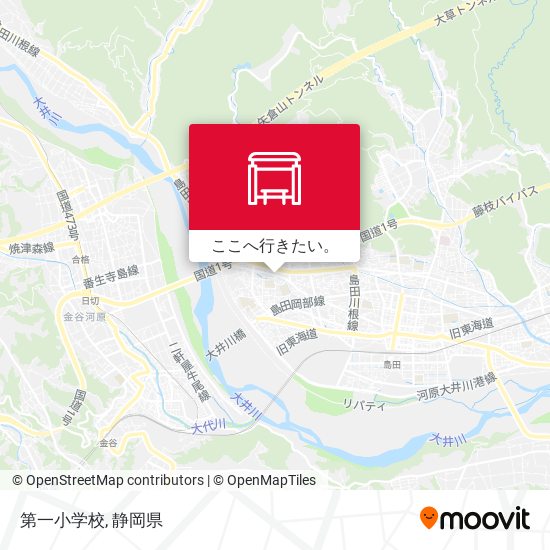 第一小学校地図