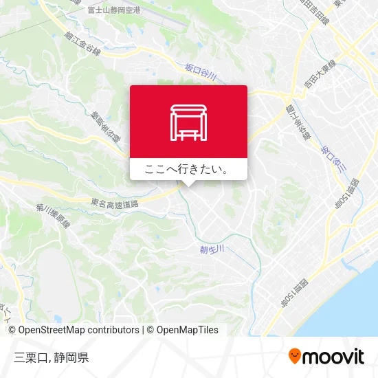 三栗口地図