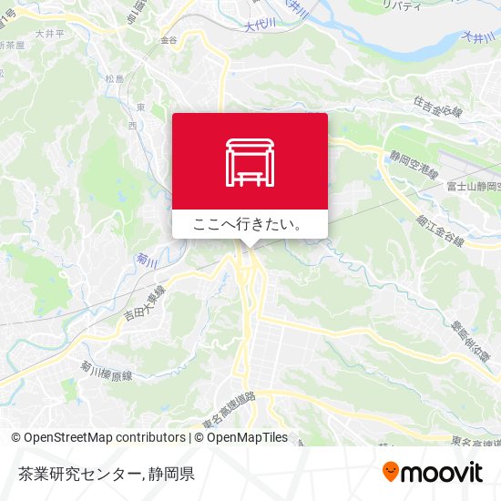 茶業研究センター地図