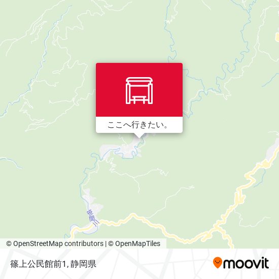 篠上公民館前1地図