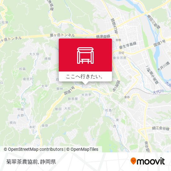 菊翠茶農協前地図