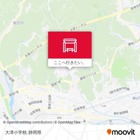 大津小学校地図