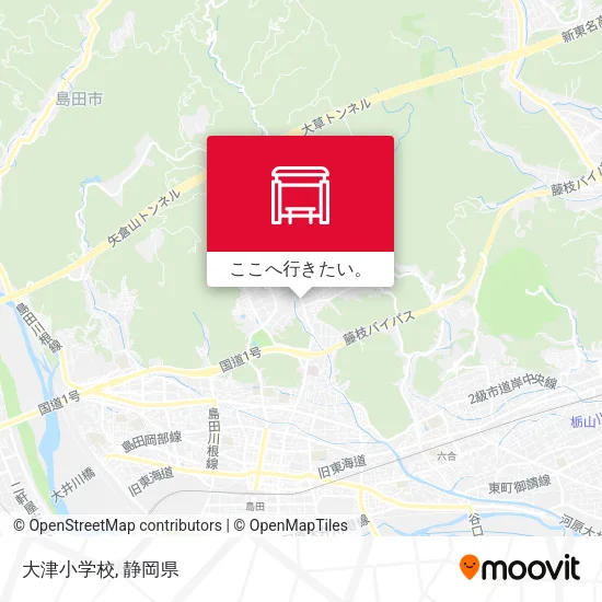 大津小学校地図