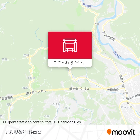 五和製茶前地図