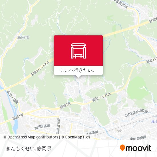 ぎんもくせい地図