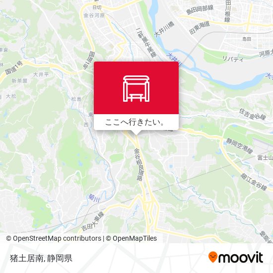 猪土居南地図
