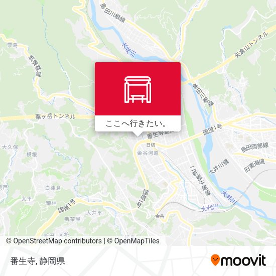 番生寺地図