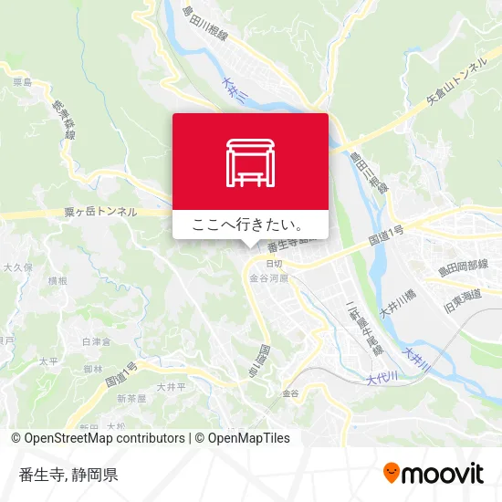 番生寺地図