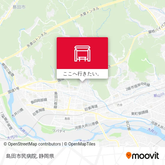 島田市民病院地図