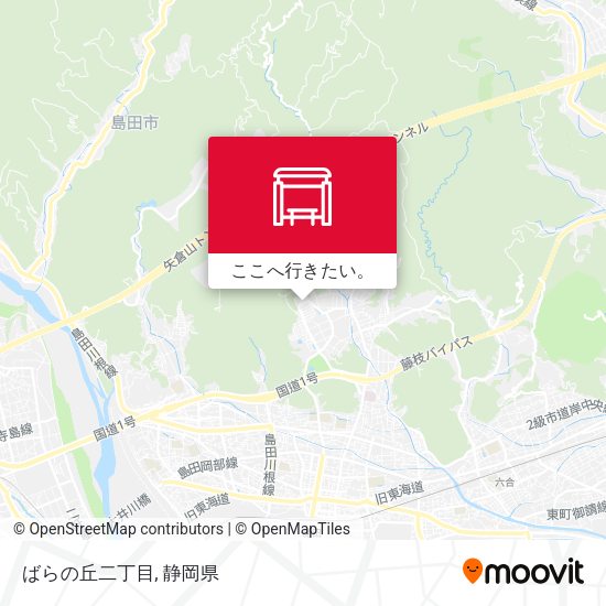 ばらの丘二丁目地図