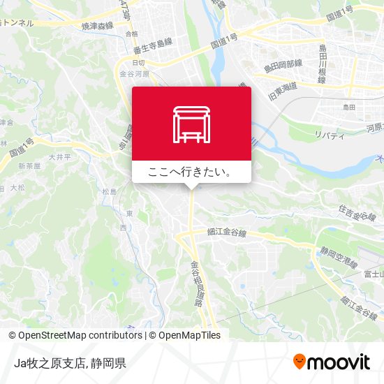 Ja牧之原支店地図