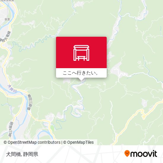 犬間橋地図