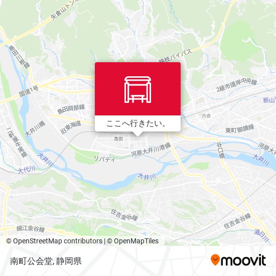 南町公会堂地図
