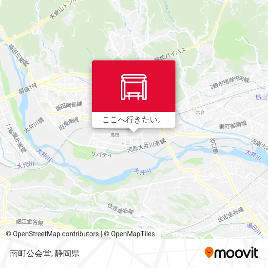 南町公会堂地図