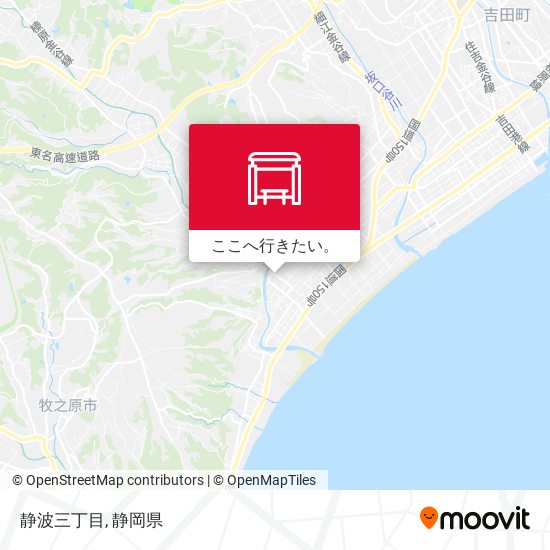 静波三丁目地図