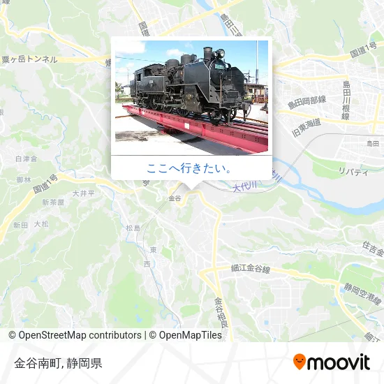 金谷南町地図
