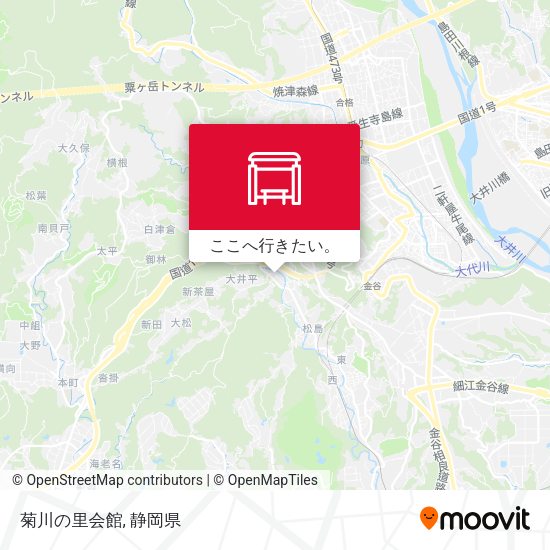 菊川の里会館地図