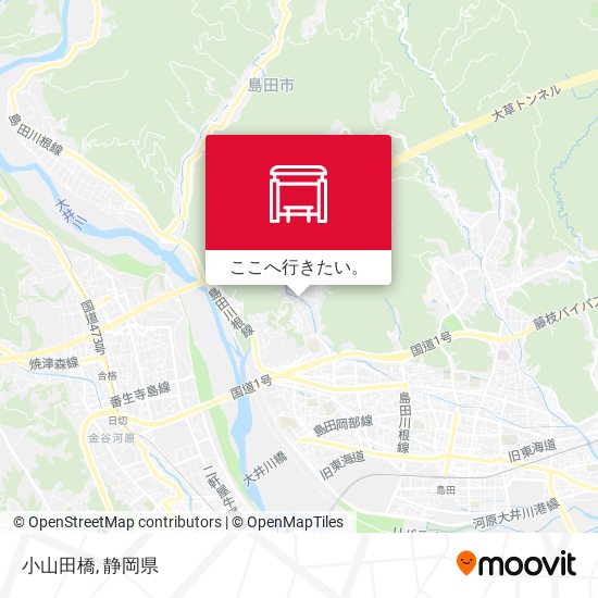 小山田橋地図