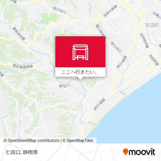 仁田口地図