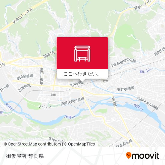 御仮屋南地図