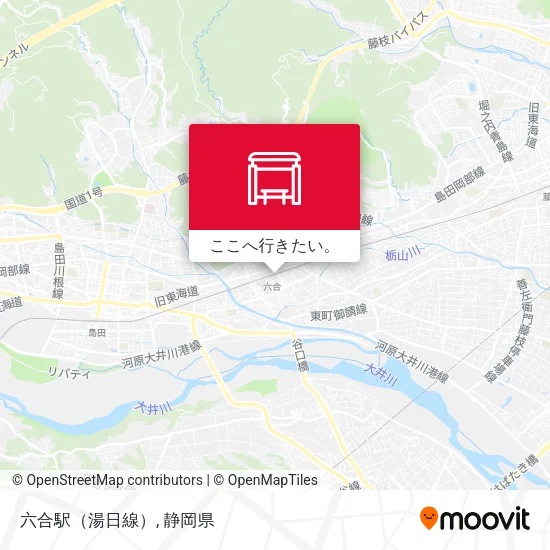 六合駅（湯日線）地図
