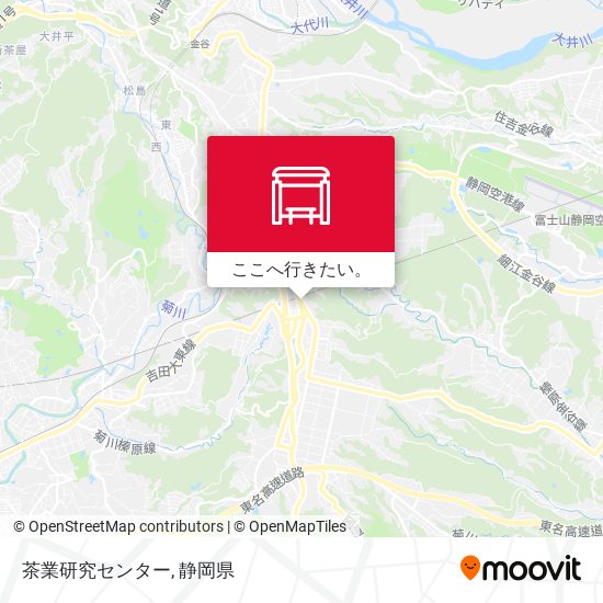 茶業研究センター地図
