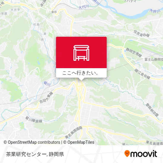 茶業研究センター地図