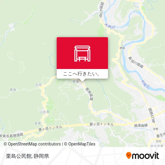 栗島公民館地図