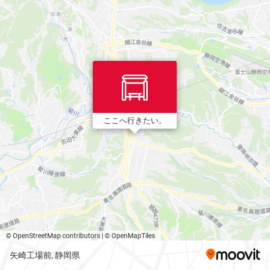 矢崎工場前地図