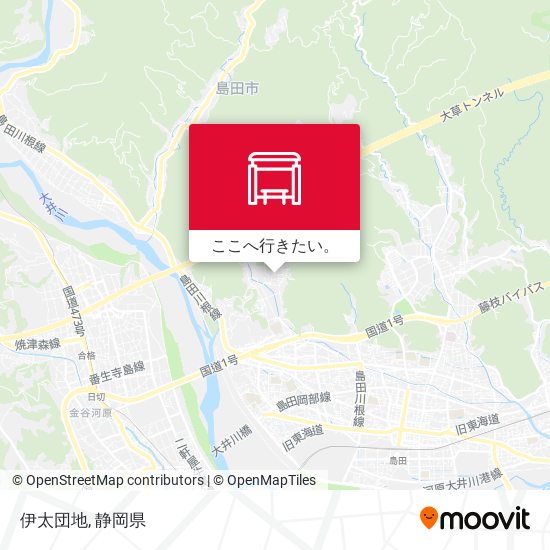 伊太団地地図
