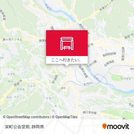 栄町公会堂前地図