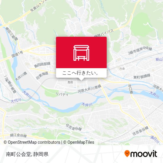 南町公会堂地図