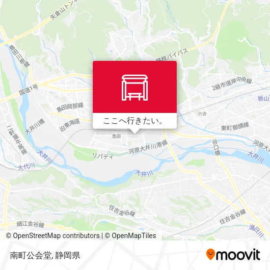 南町公会堂地図