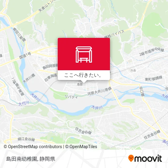 島田南幼稚園地図