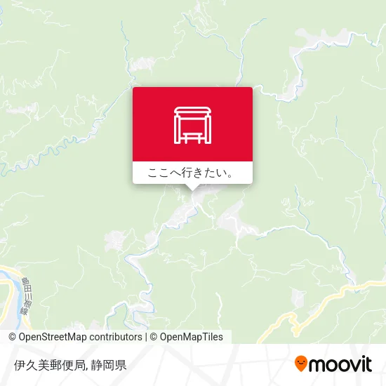 伊久美郵便局地図