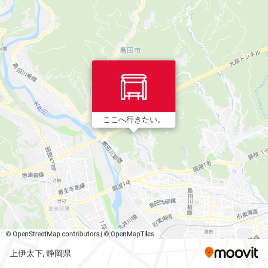 上伊太下地図