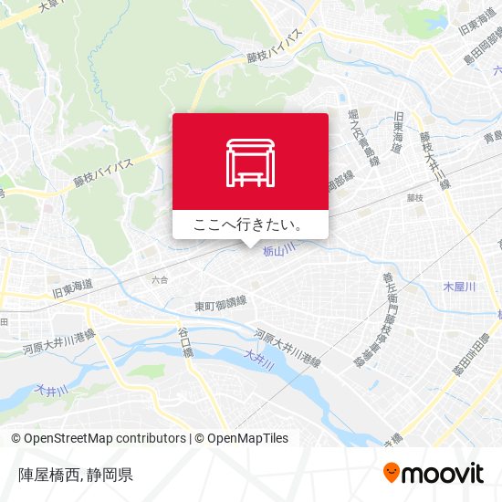 陣屋橋西地図