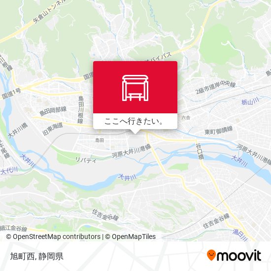旭町西地図
