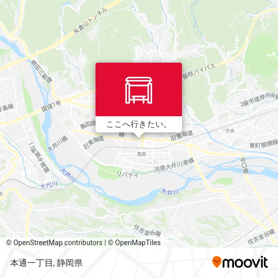 本通一丁目地図