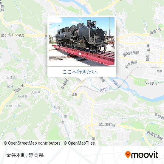 金谷本町地図