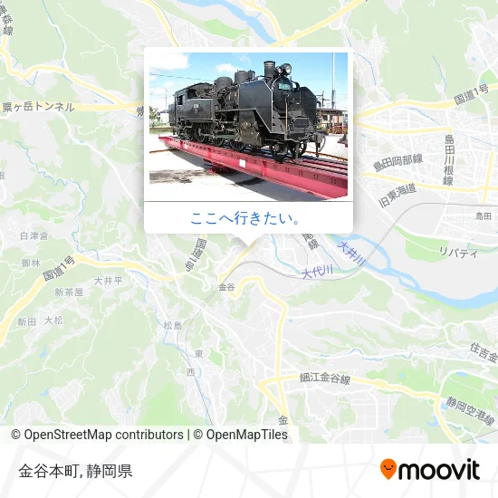 金谷本町地図