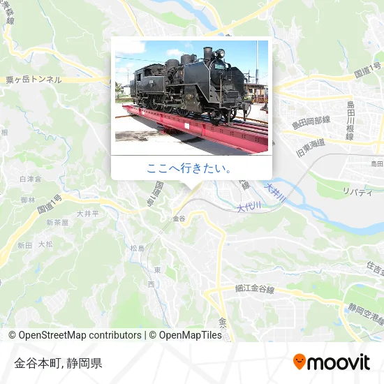 金谷本町地図