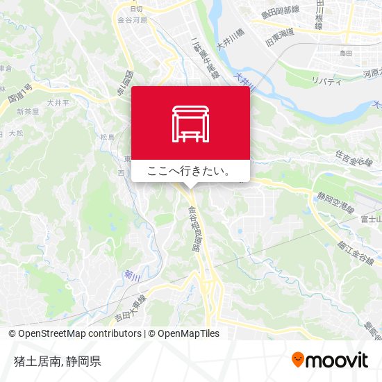 猪土居南地図
