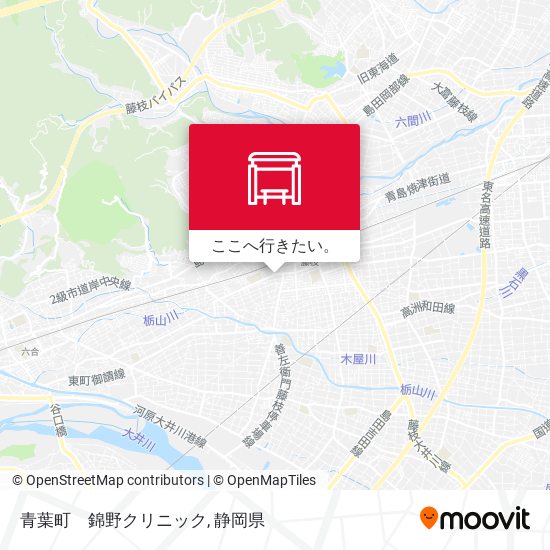 青葉町　錦野クリニック地図