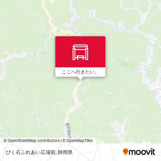 びく石ふれあい広場前地図