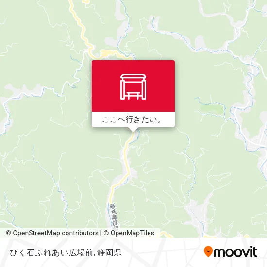びく石ふれあい広場前地図