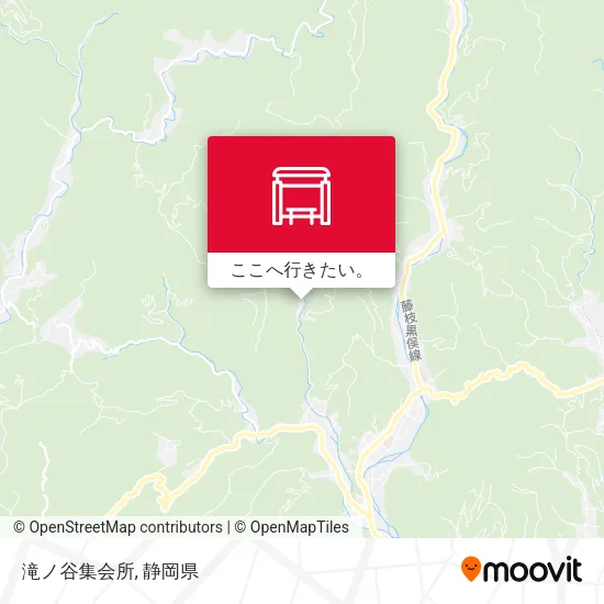 滝ノ谷集会所地図