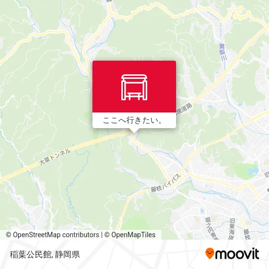 稲葉公民館地図