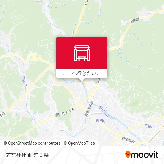若宮神社前地図